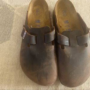 Boston Birkenstock clog